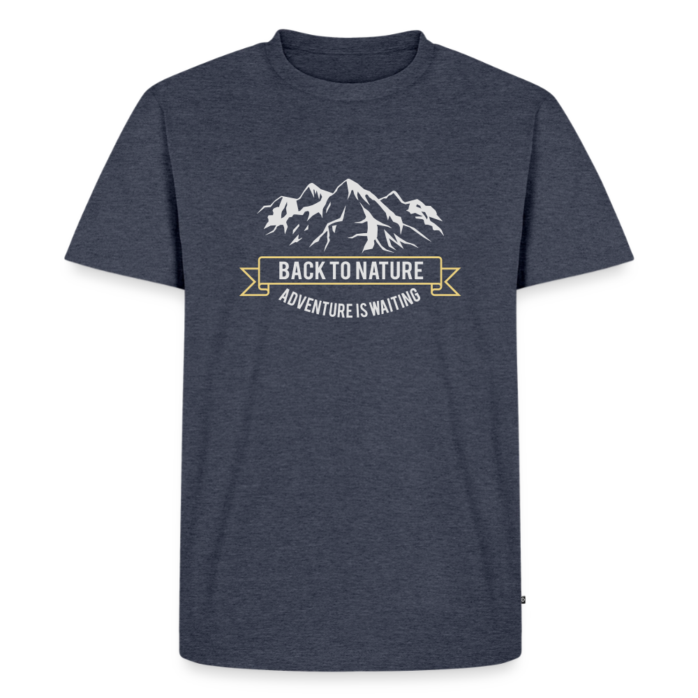 Männer Premium T-Shirt - Jeansblau 