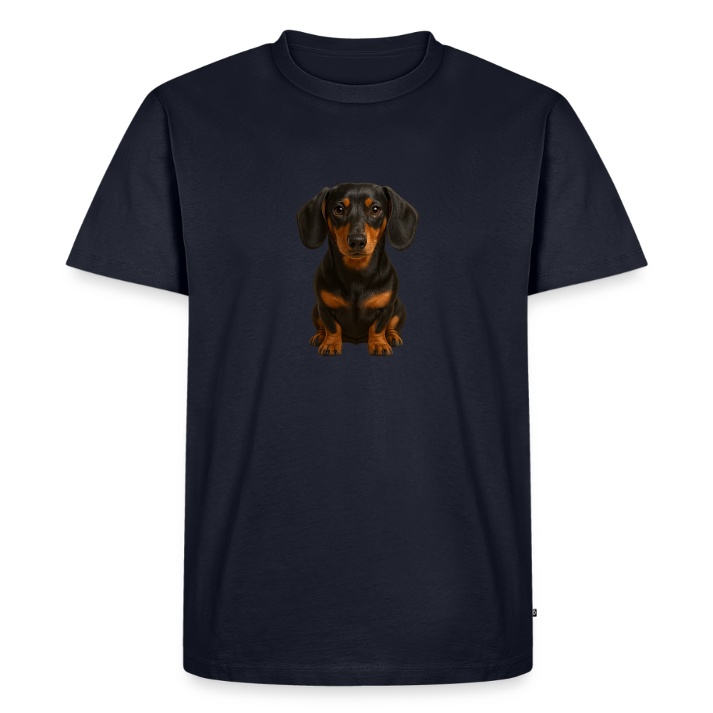 Premium T-Shirt "Dackel" - Navy