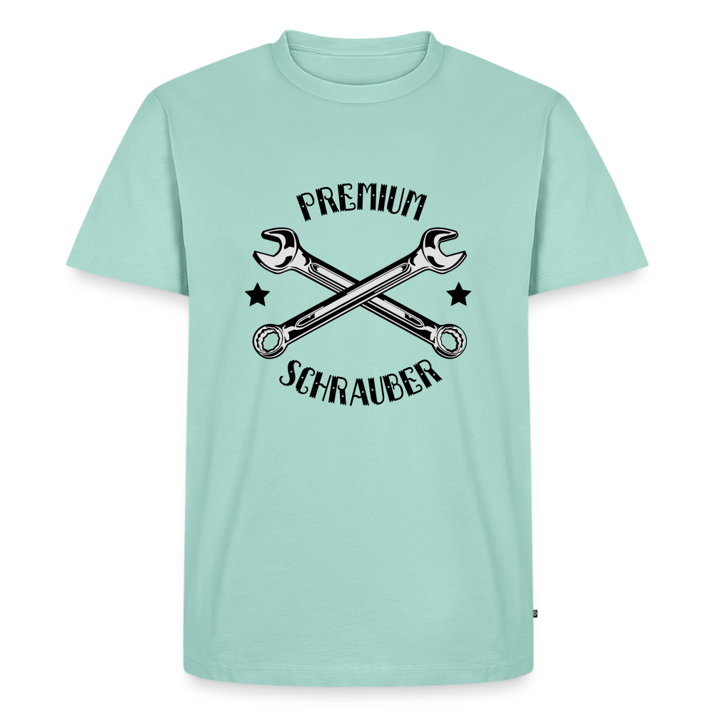 Premium T-Shirt "Schrauber" - Mint 