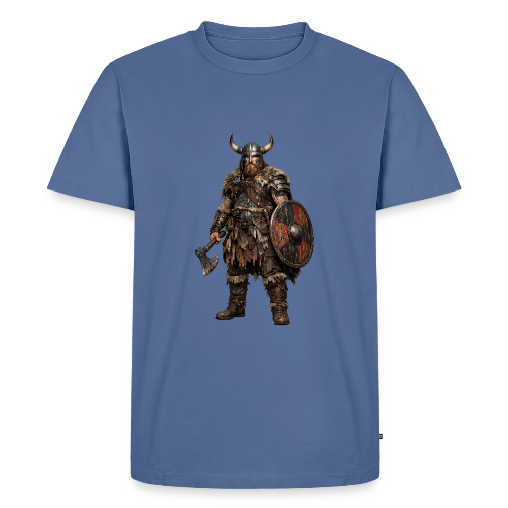 Premium T-Shirt "Wikinger II" - Taubenblau