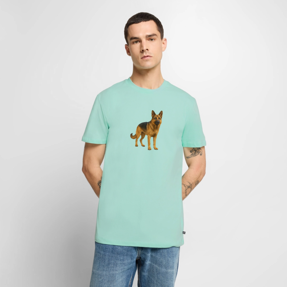 Premium T-Shirt "Schäferhund" - Mint 