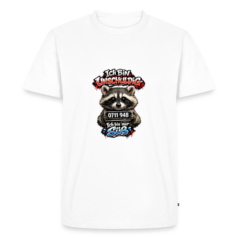 Premium T-Shirt "Ich bin unschuldig" - Weiß