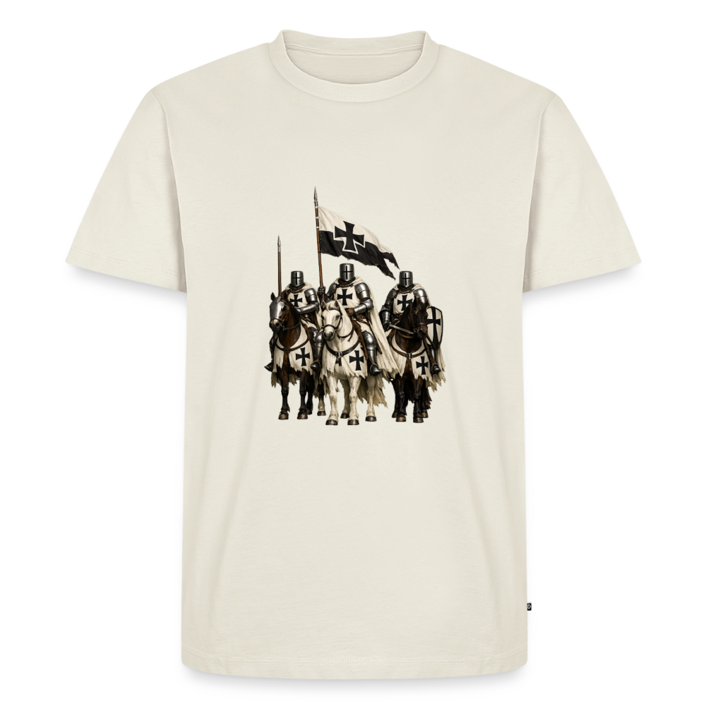 Premium T-Shirt "Deutsche Ordensritter" - Naturweiß