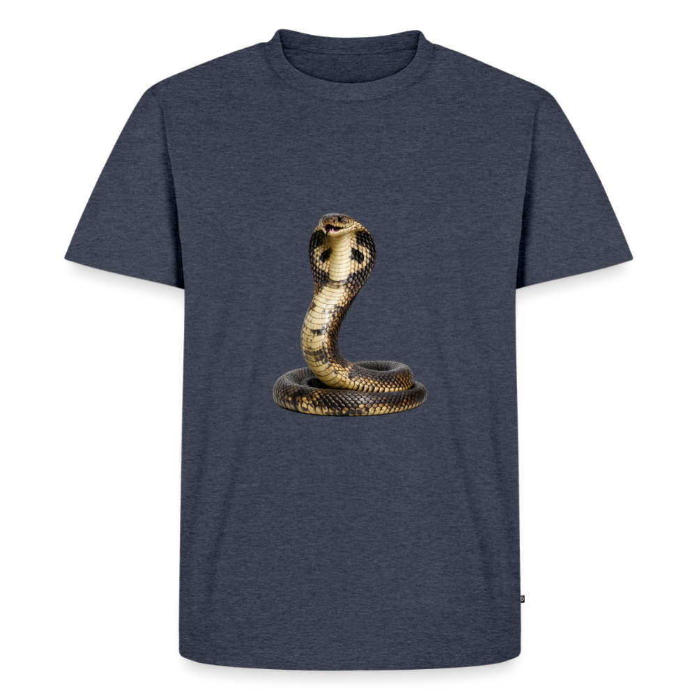 Premium T-Shirt "Cobra" - Jeansblau 