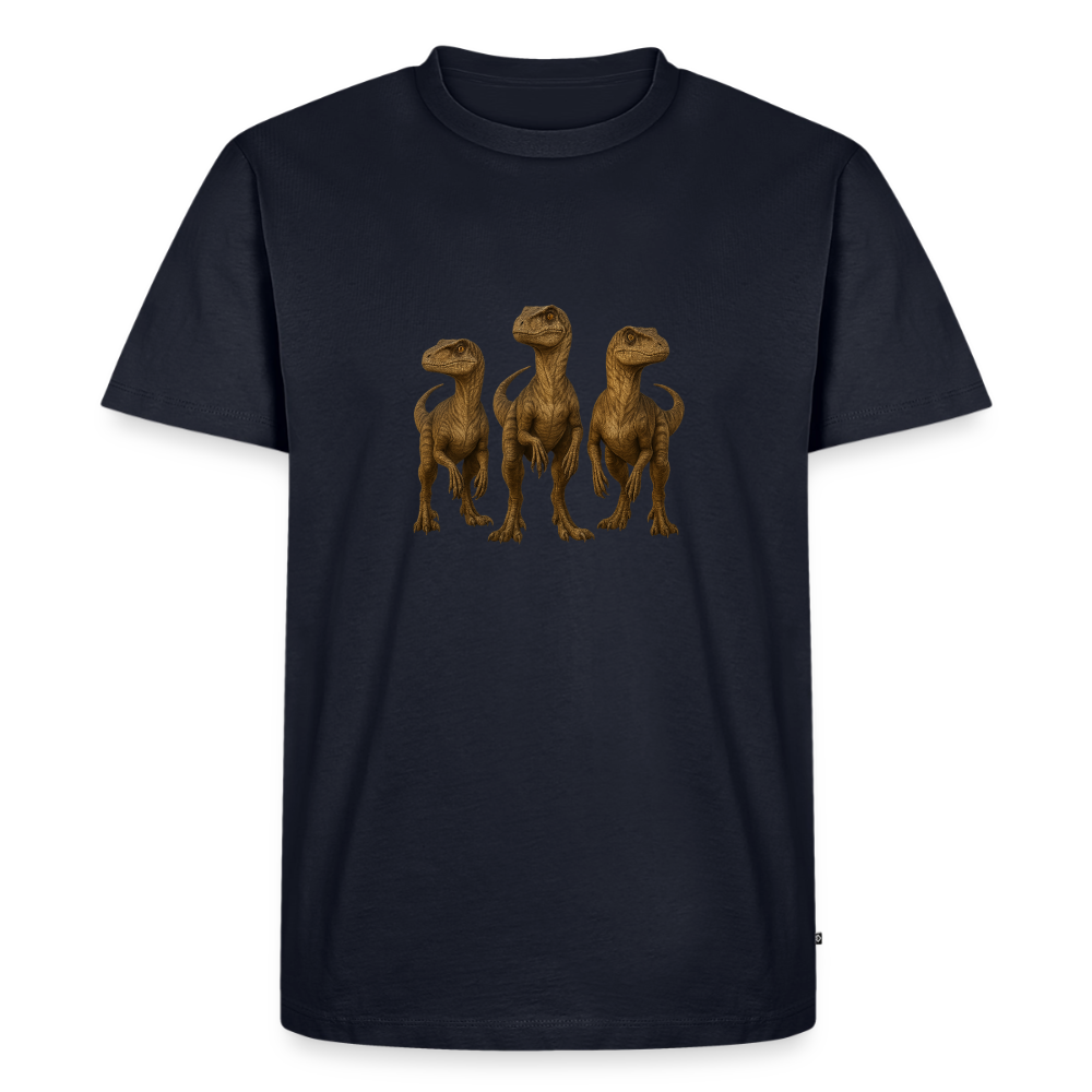 Premium T-Shirt "Raptor Trio" - Navy