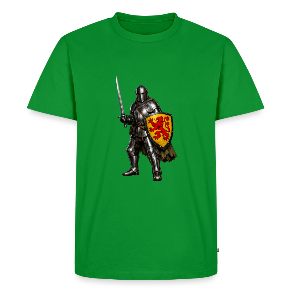 Premium T-Shirt "Ritter roter Löwe" - Grün