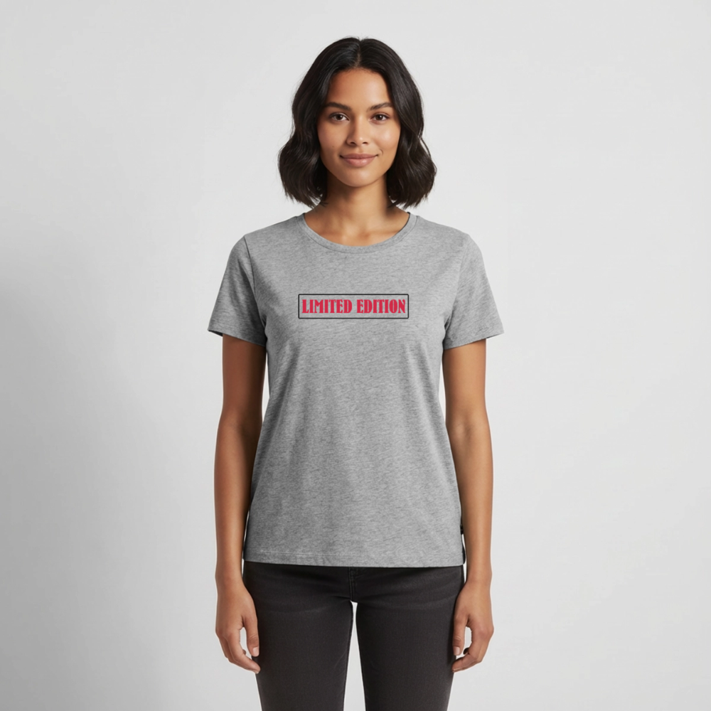 Premium T-Shirt "Limited Edition" - Grau meliert