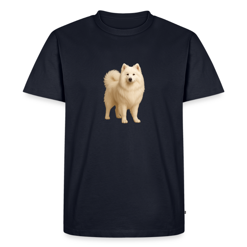 Premium T-Shirt "Hund" - Navy