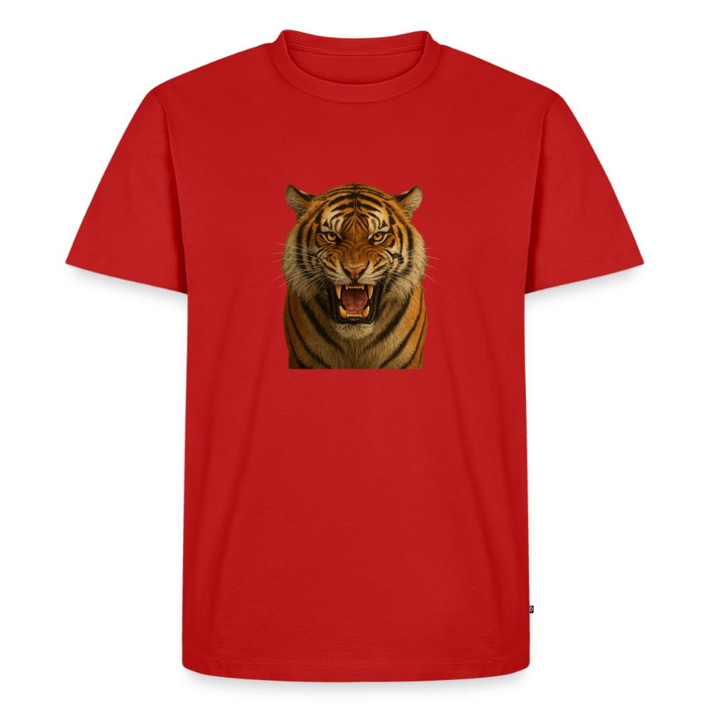 Premium T-Shirt "Tiger" - Rot