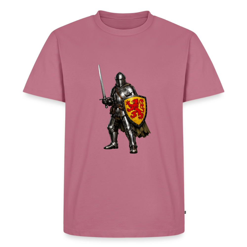 Premium T-Shirt "Ritter roter Löwe" - Mauve