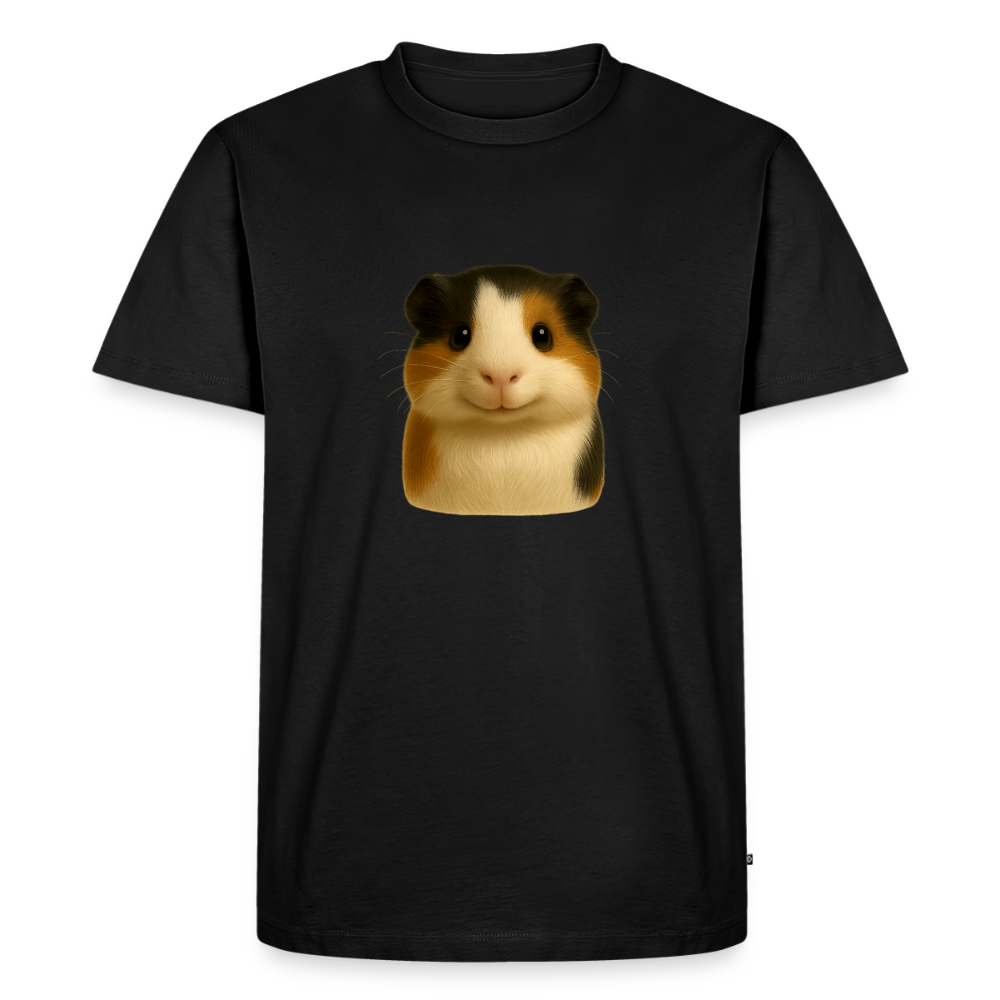 Premium T-Shirt "Meerschweinchen I" - Schwarz