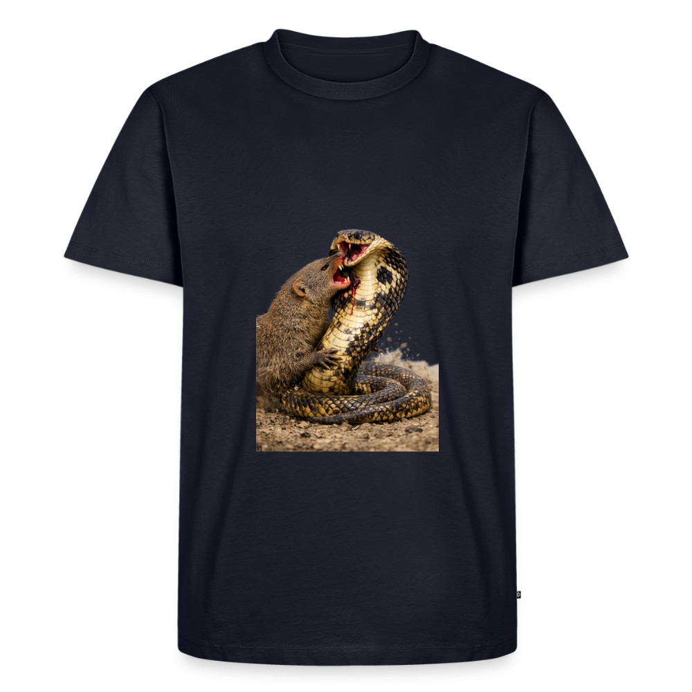 Premium T-Shirt "Mungo vs Cobra" - Navy