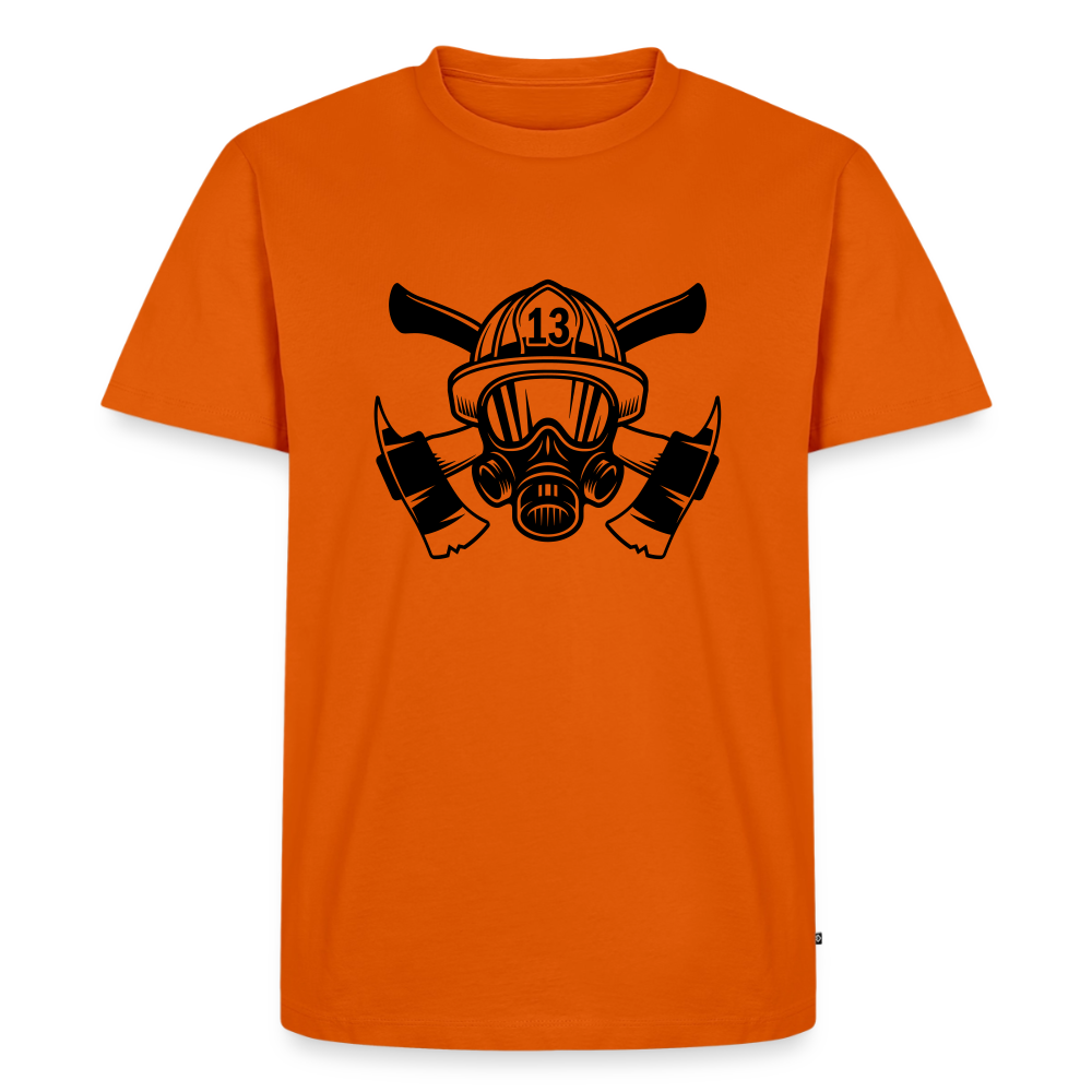 Premium T-Shirt "Feuerwehr" - Orange 