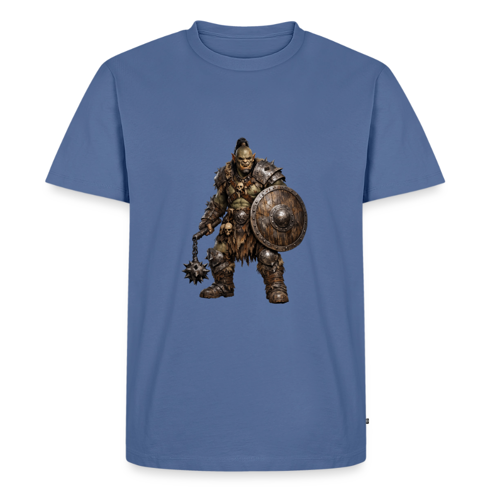Premium T-Shirt "Orc II" - Taubenblau