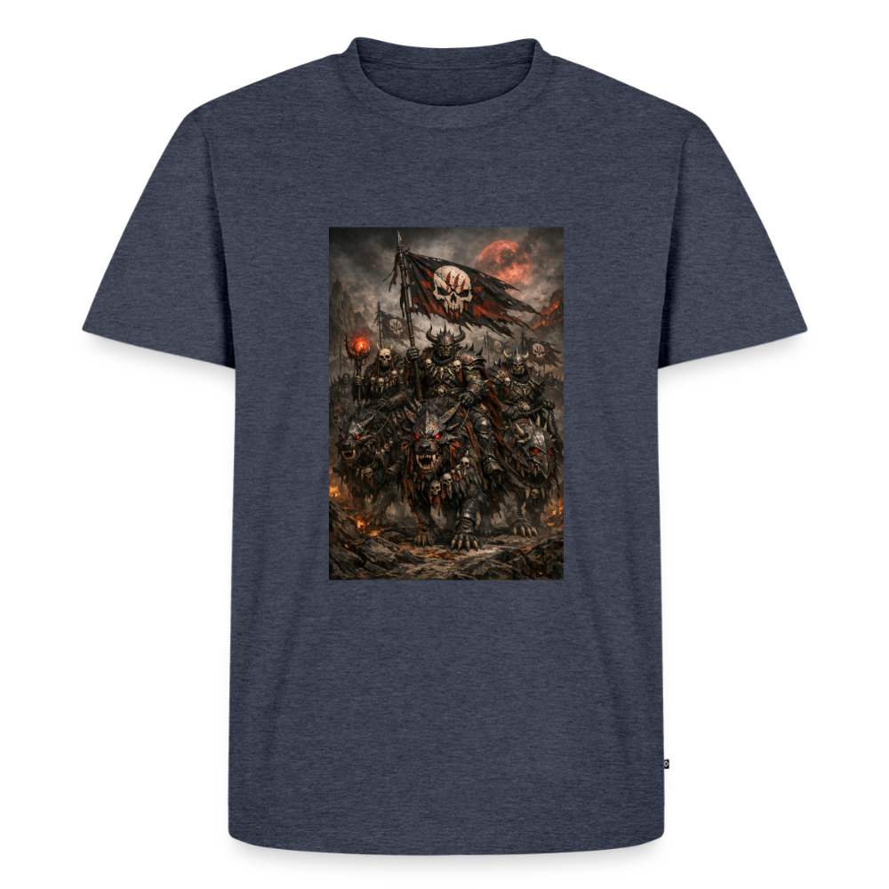 Premium T-Shirt "Horde" - Jeansblau 
