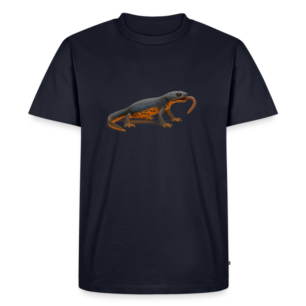 Premium T-Shirt "Feuerbauchmolch" - Navy