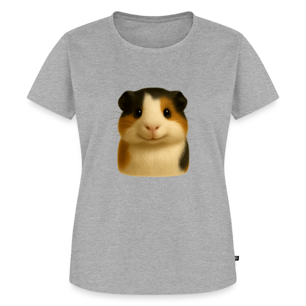 Premium T-Shirt "Meerschweinchen V" - Grau meliert