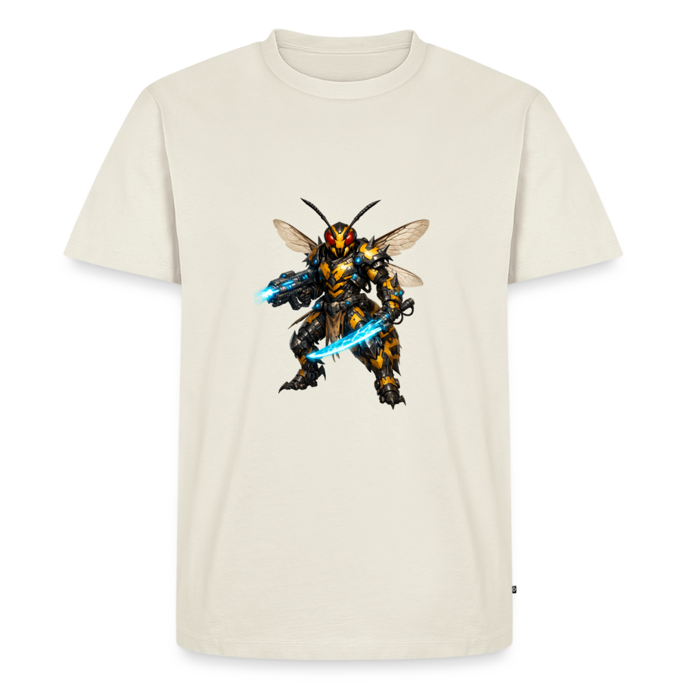 Premium T-Shirt "Bee" - Naturweiß