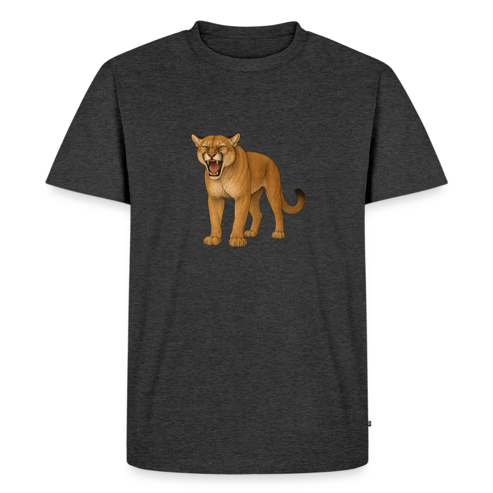 Premium T-Shirt "Puma" - Anthrazit meliert