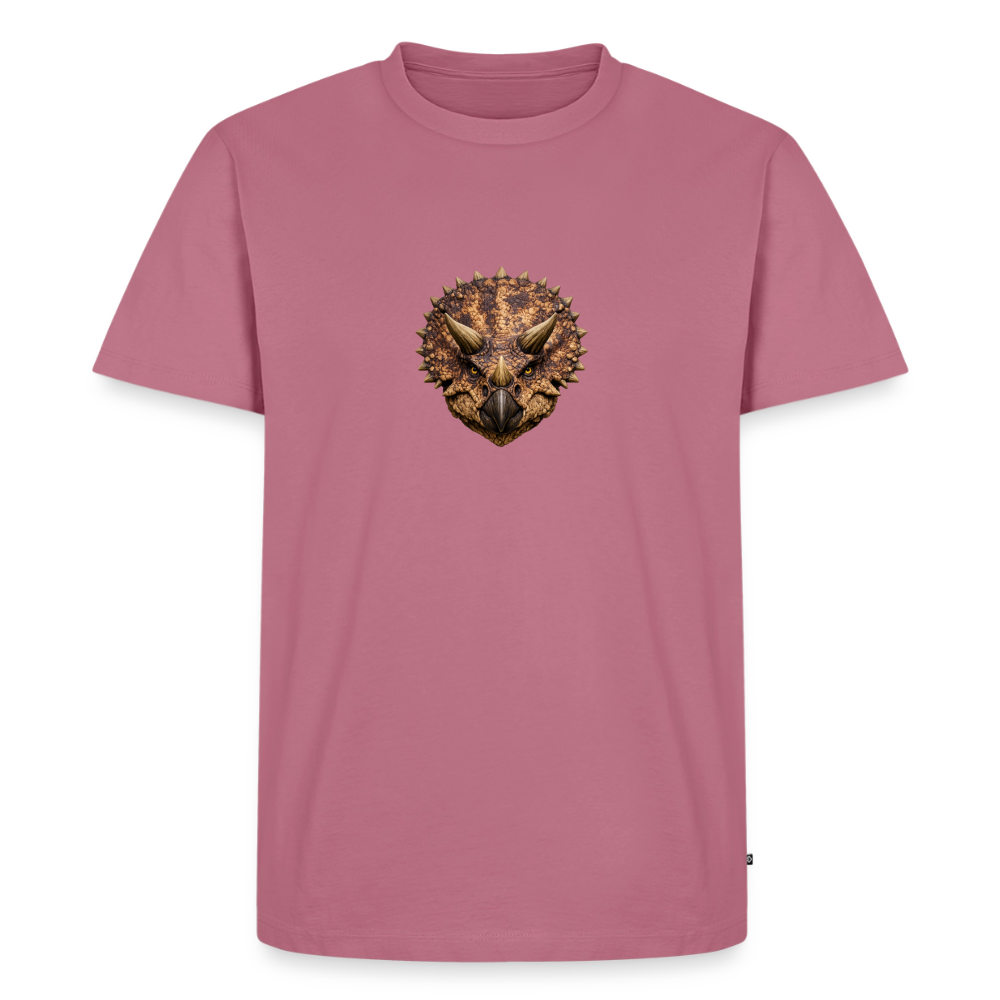 Premium T-Shirt "Triceratops" - Mauve