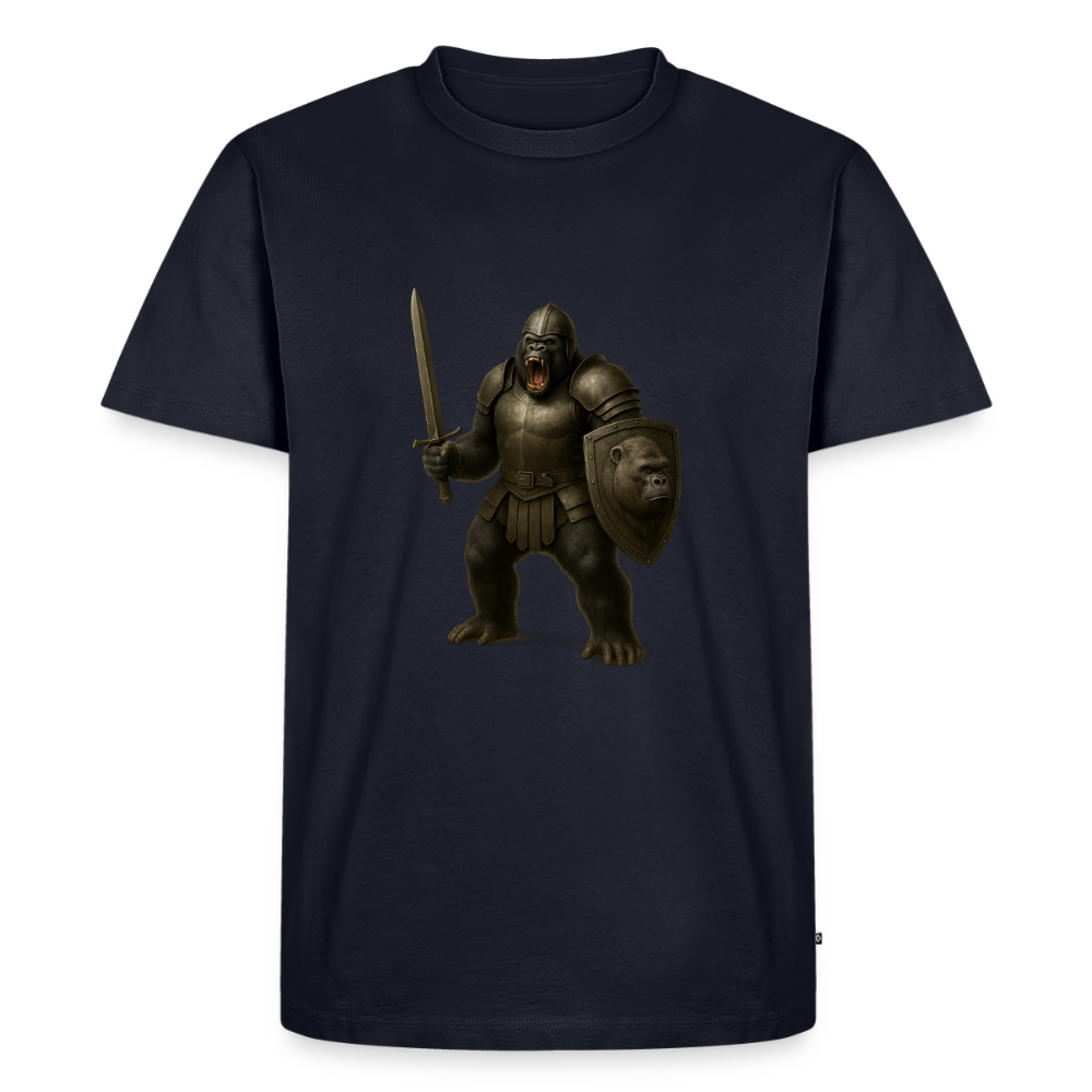 Premium T-Shirt "Gorilla Warrior" - Navy