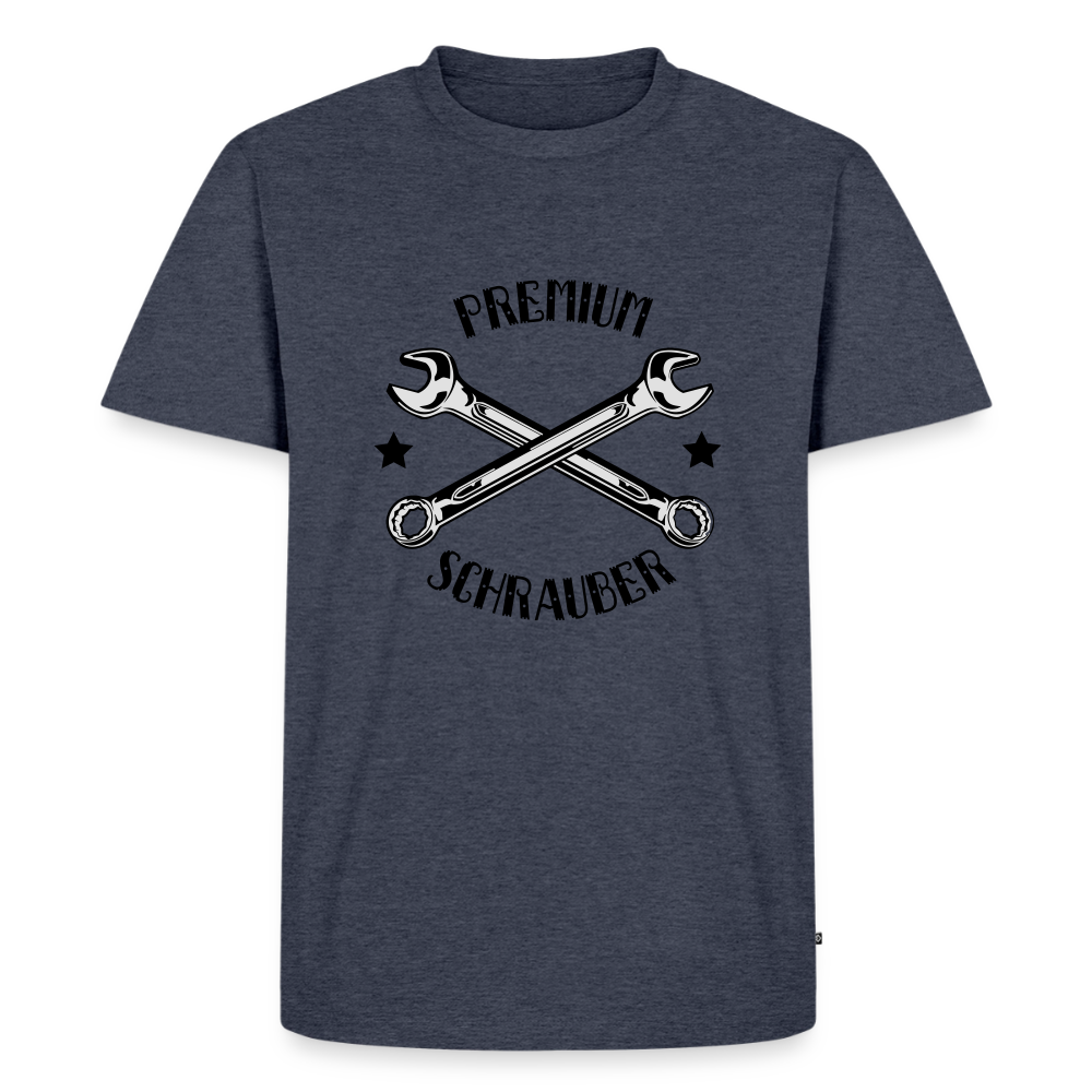 Premium T-Shirt "Schrauber" - Jeansblau 