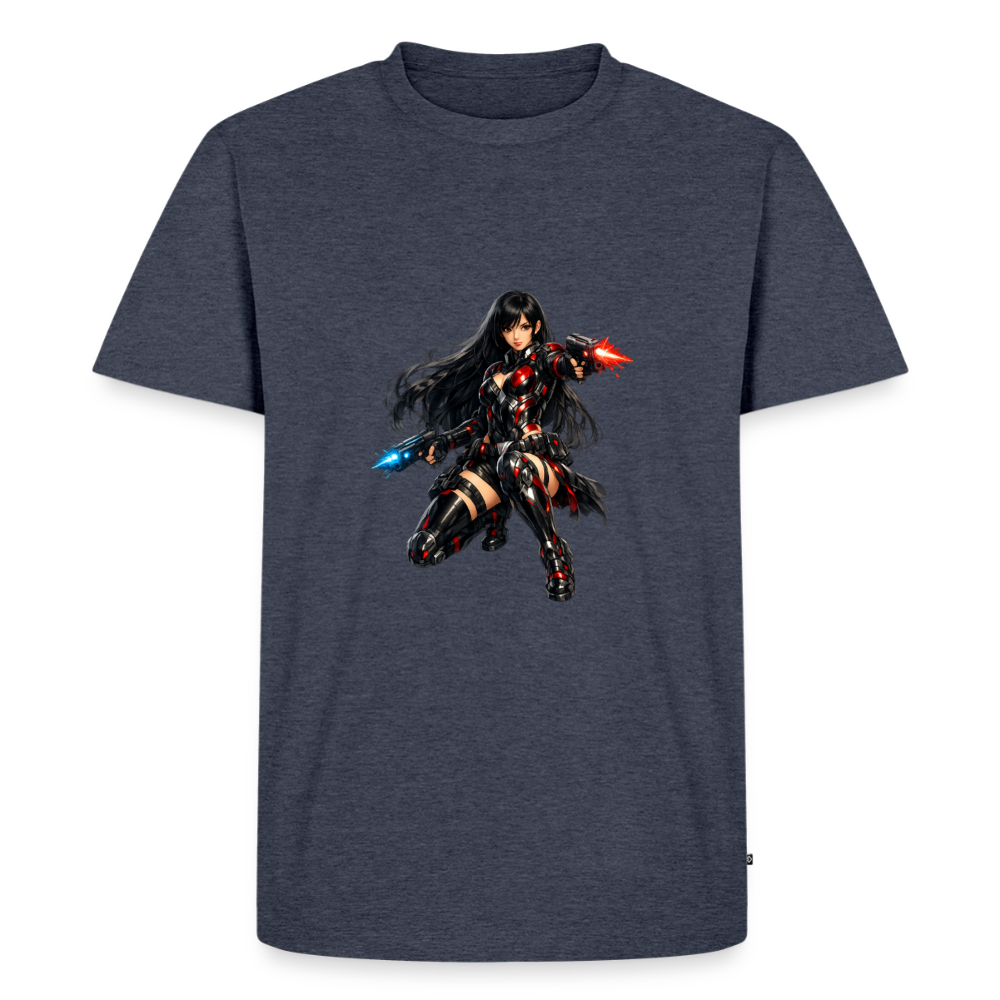 Premium T-Shirt "Future Woman" - Jeansblau 