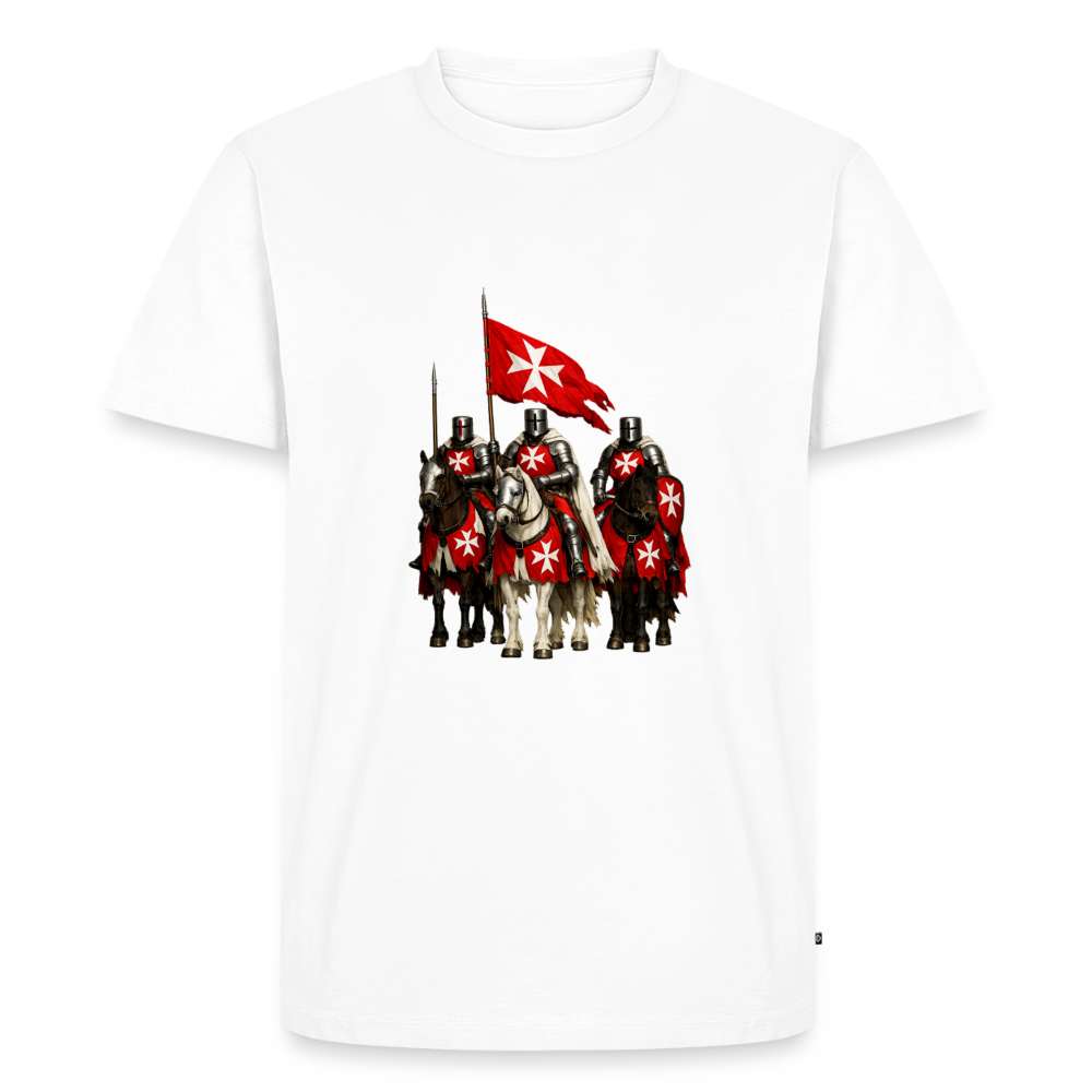 Premium T-Shirt "Malteser Ritter" - Weiß