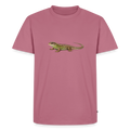 Premium T-Shirt "Eidechse" - Mauve