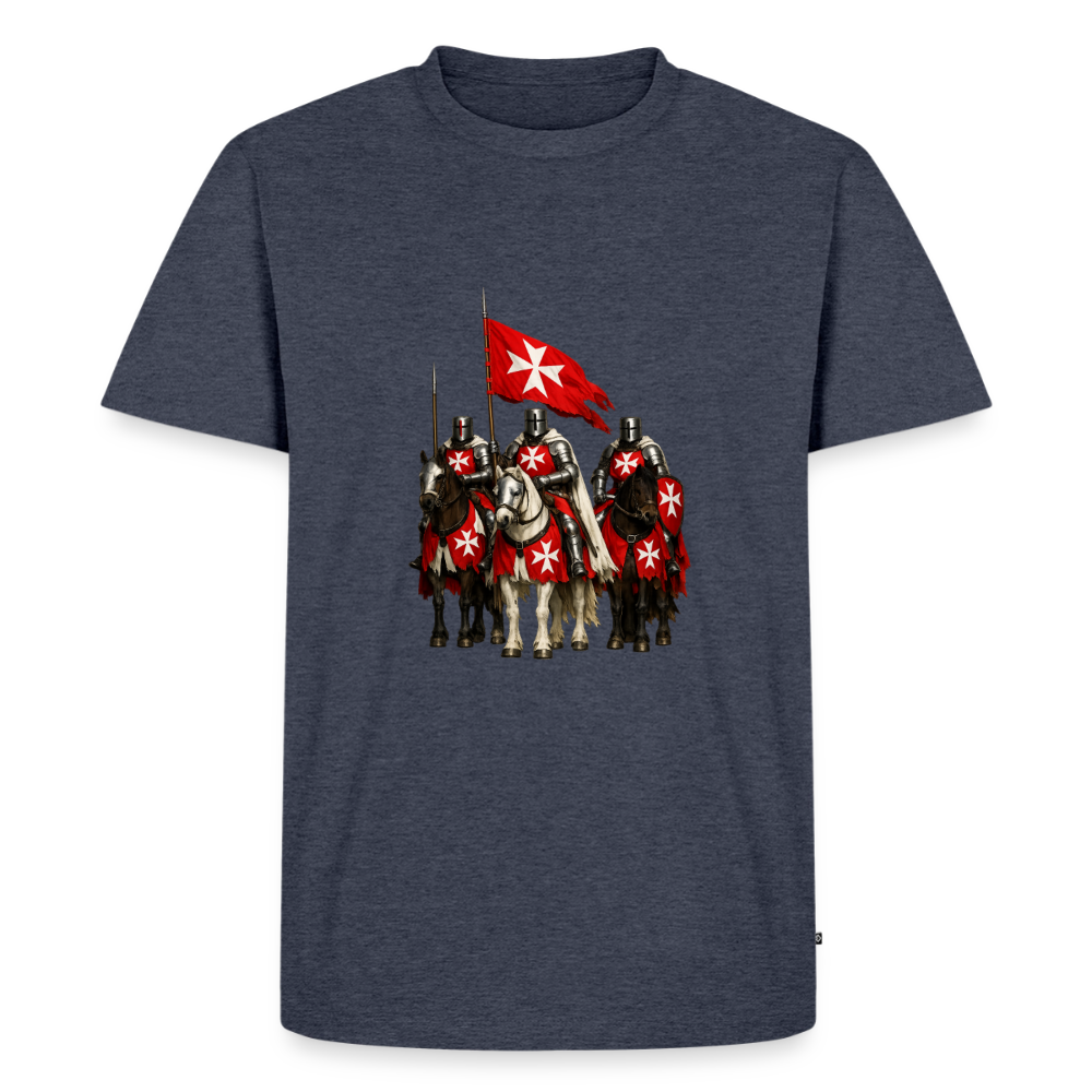 Premium T-Shirt "Malteser Ritter" - Jeansblau 
