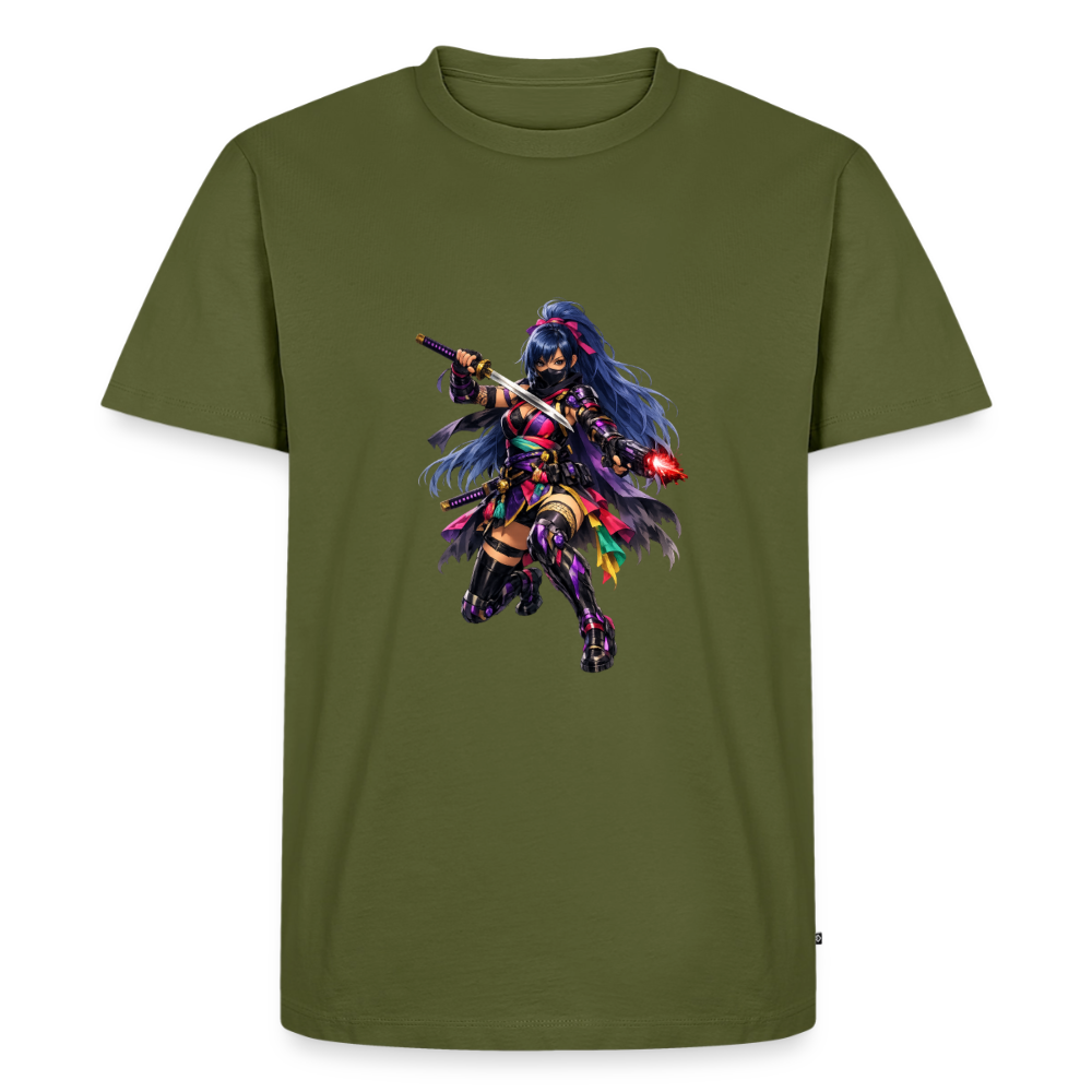 Premium T-Shirt "Future Woman II" - Khaki