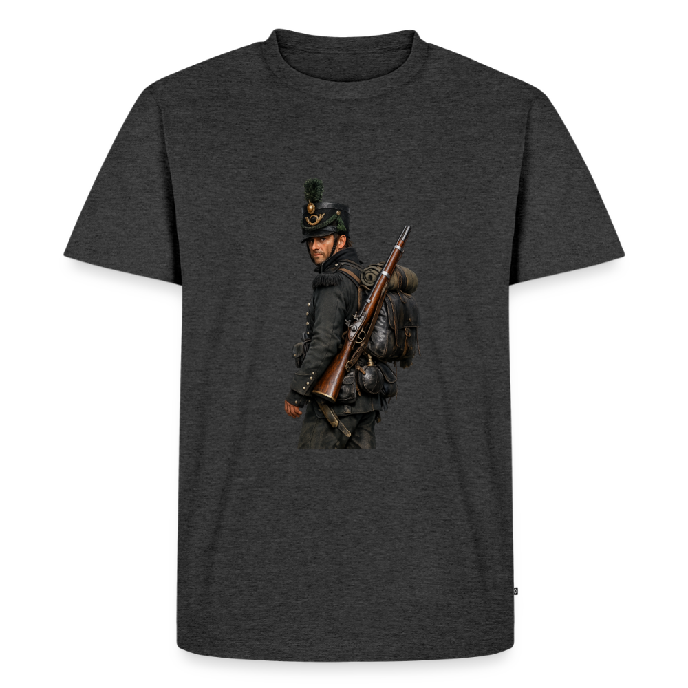 Premium T-Shirt "Scharfschütze" - Anthrazit meliert