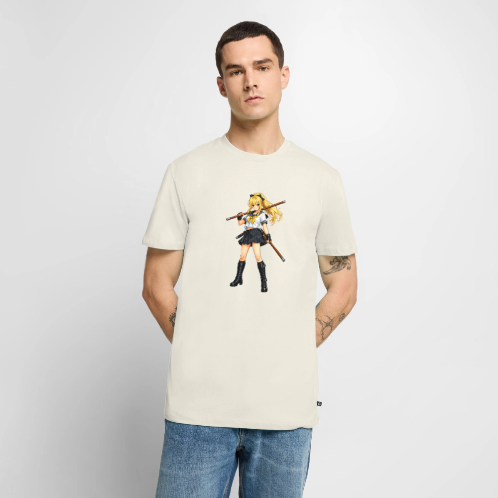 Premium T-Shirt "Blondie" - Naturweiß