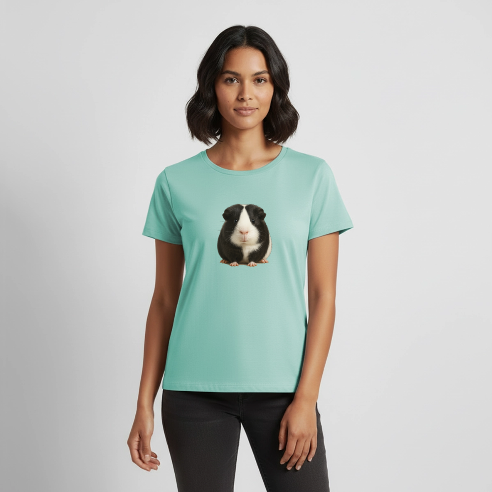 Premium T-Shirt "Meerschweinchen IV - Mint 