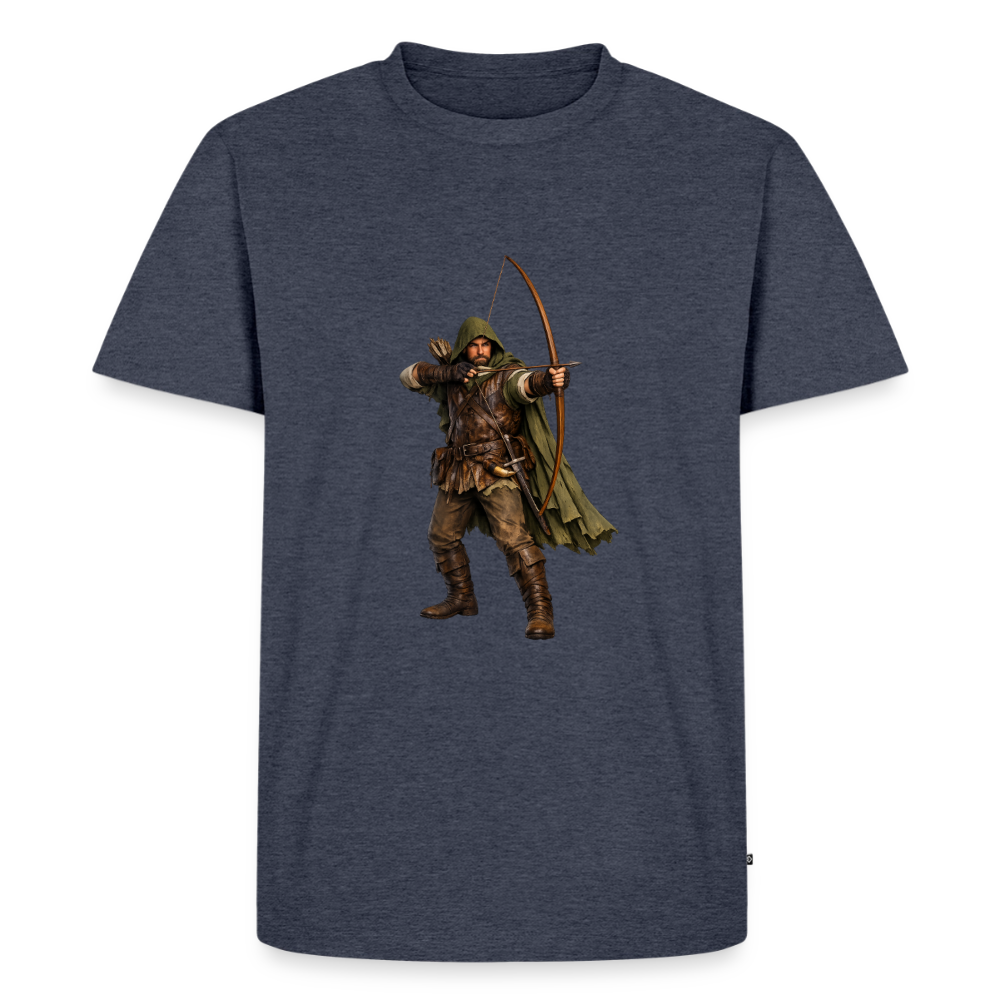Premium T-Shirt "Hood" - Jeansblau 