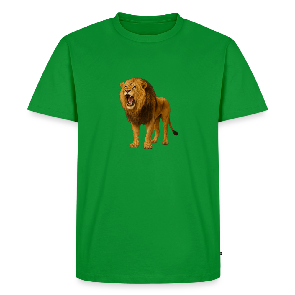 Premium T-Shirt "Löwe" - Grün