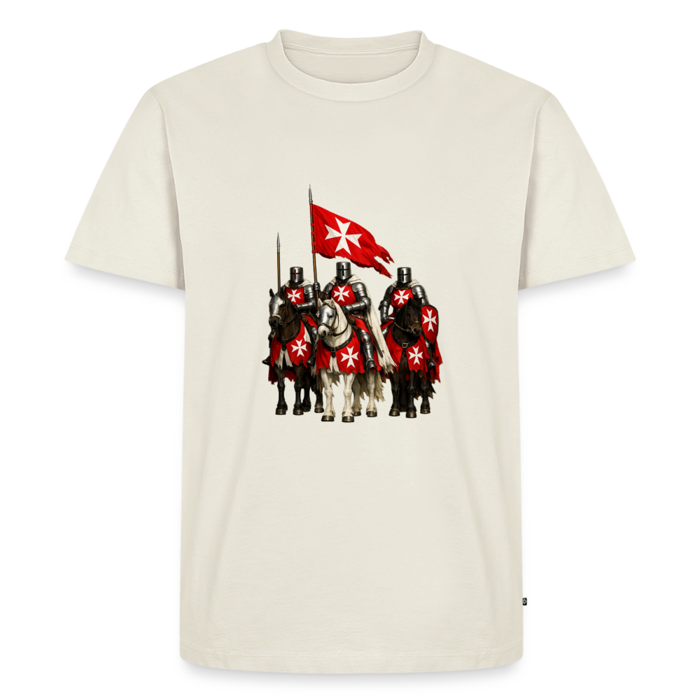 Premium T-Shirt "Malteser Ritter" - Naturweiß