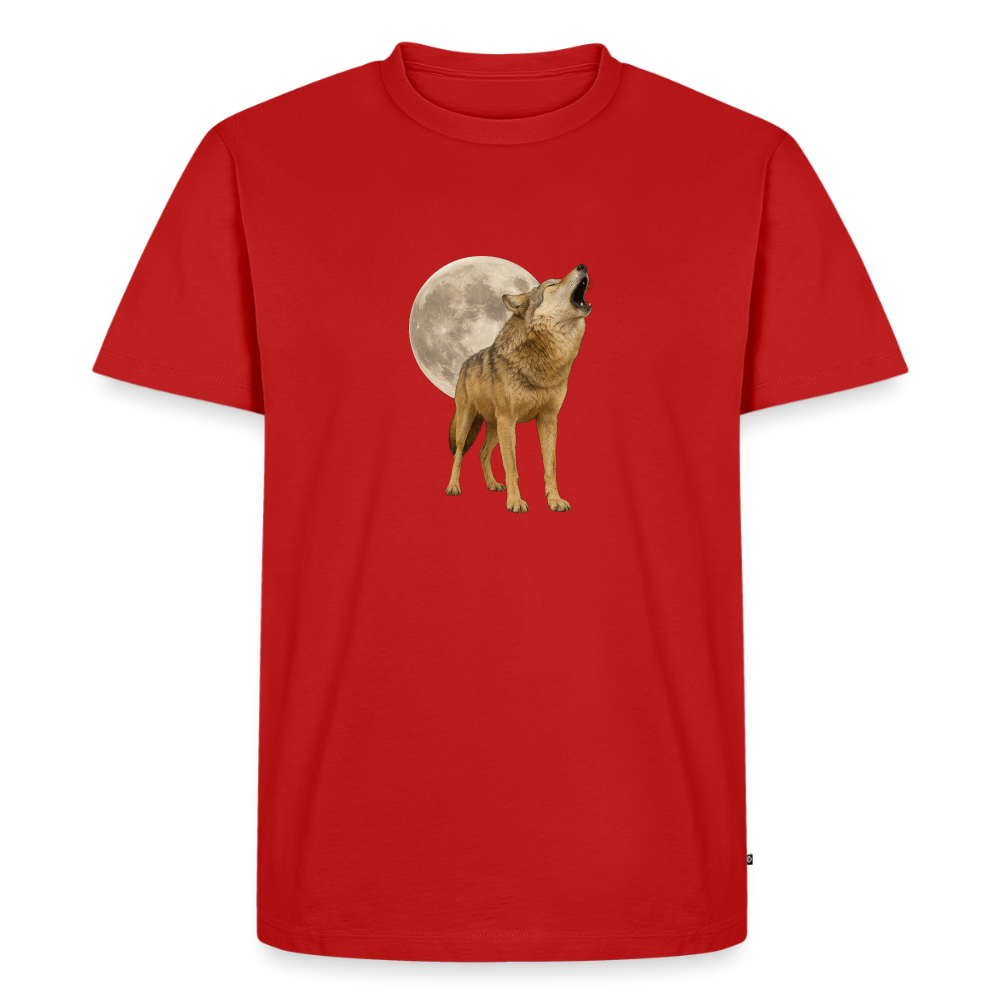 Premium T-Shirt "Vollmond" - Rot