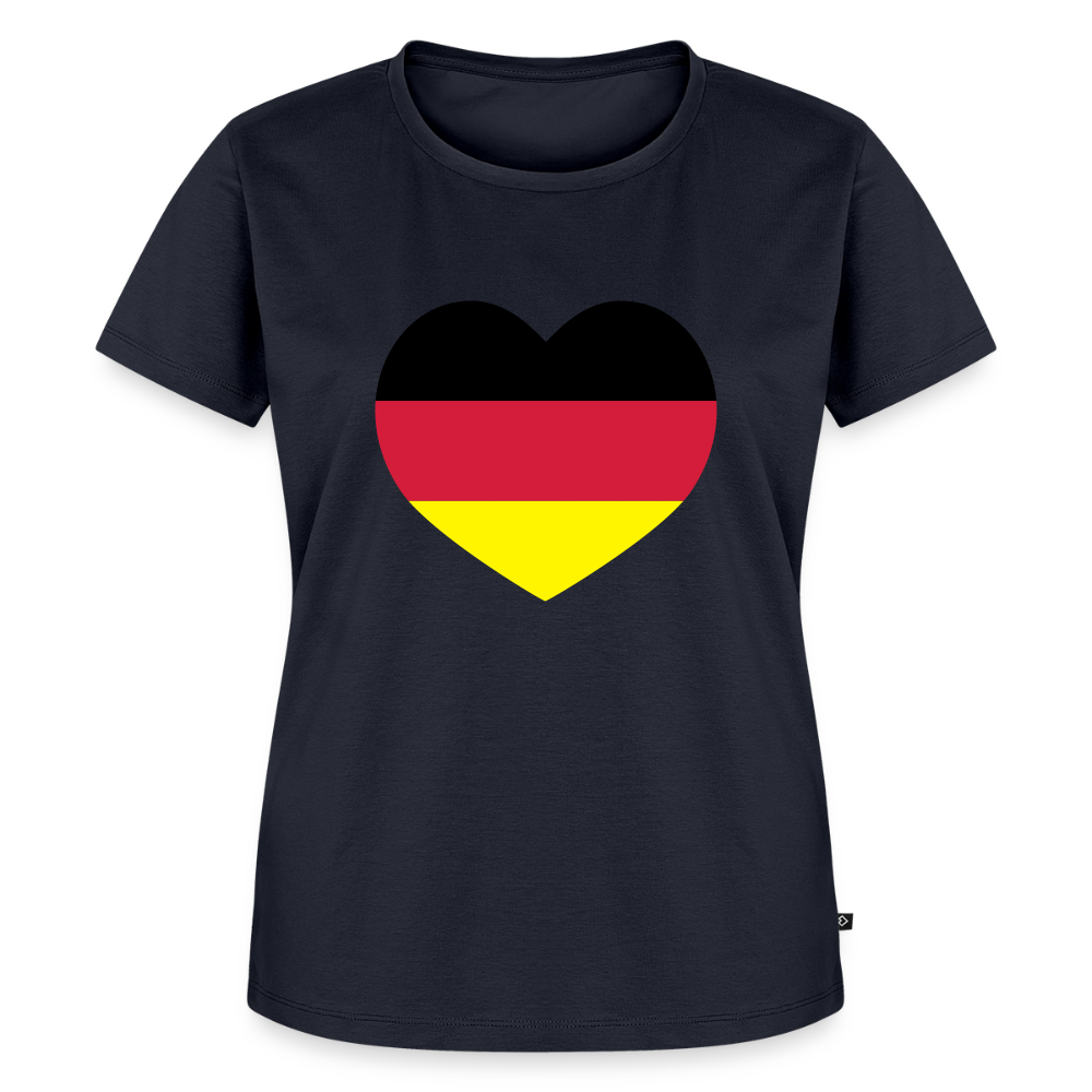 Premium T-Shirt "Herz" - Navy
