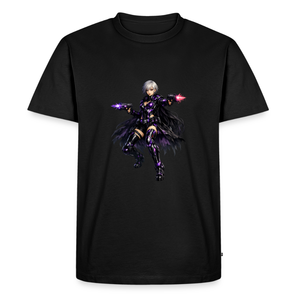 Premium T-Shirt "Future Woman II" - Schwarz