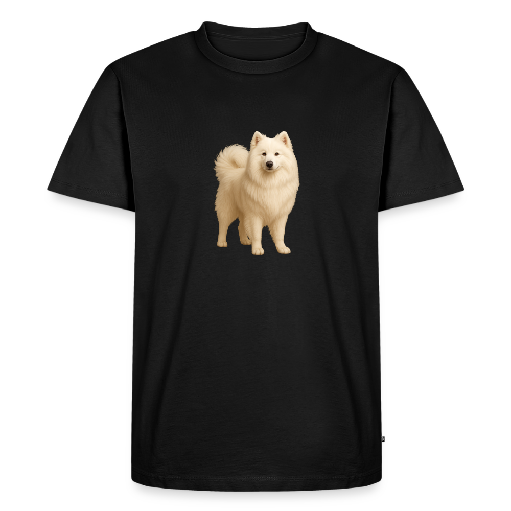 Premium T-Shirt "Hund" - Schwarz