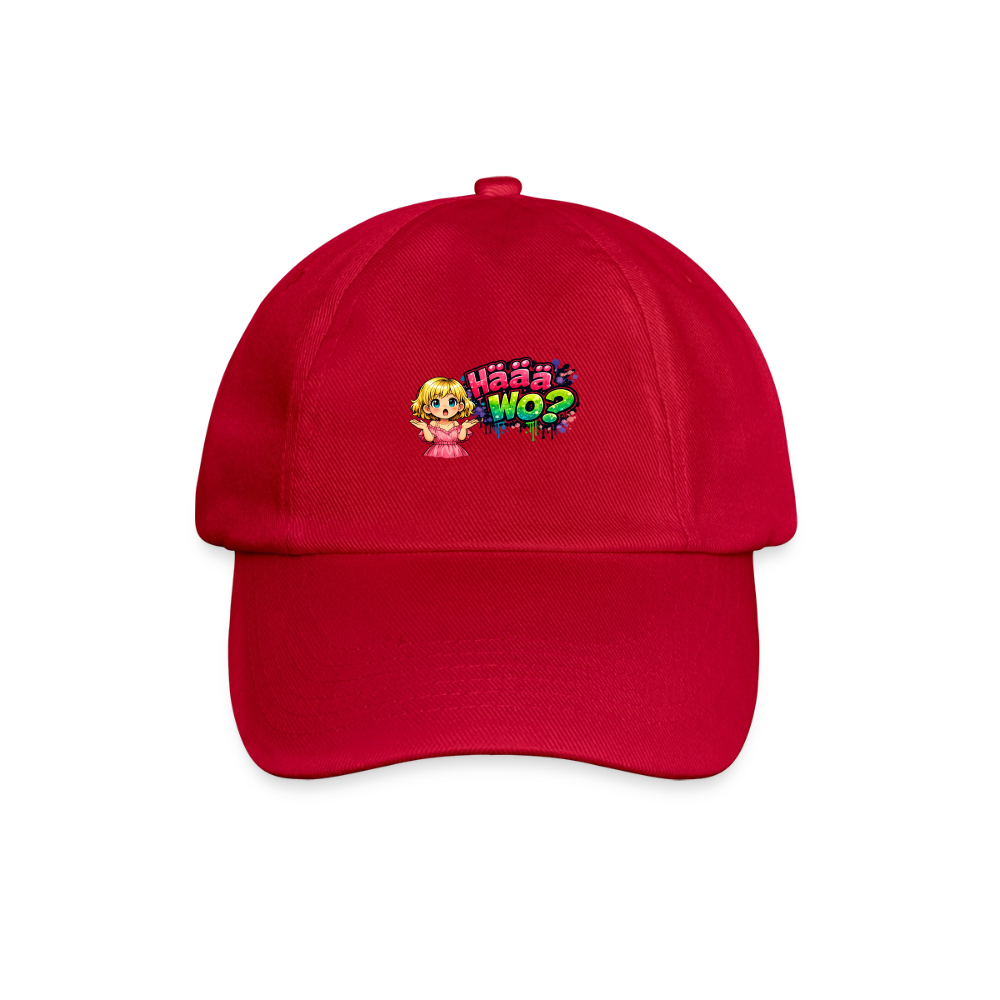 Baseballkappe "Häää Wo..." - klassisch Rot