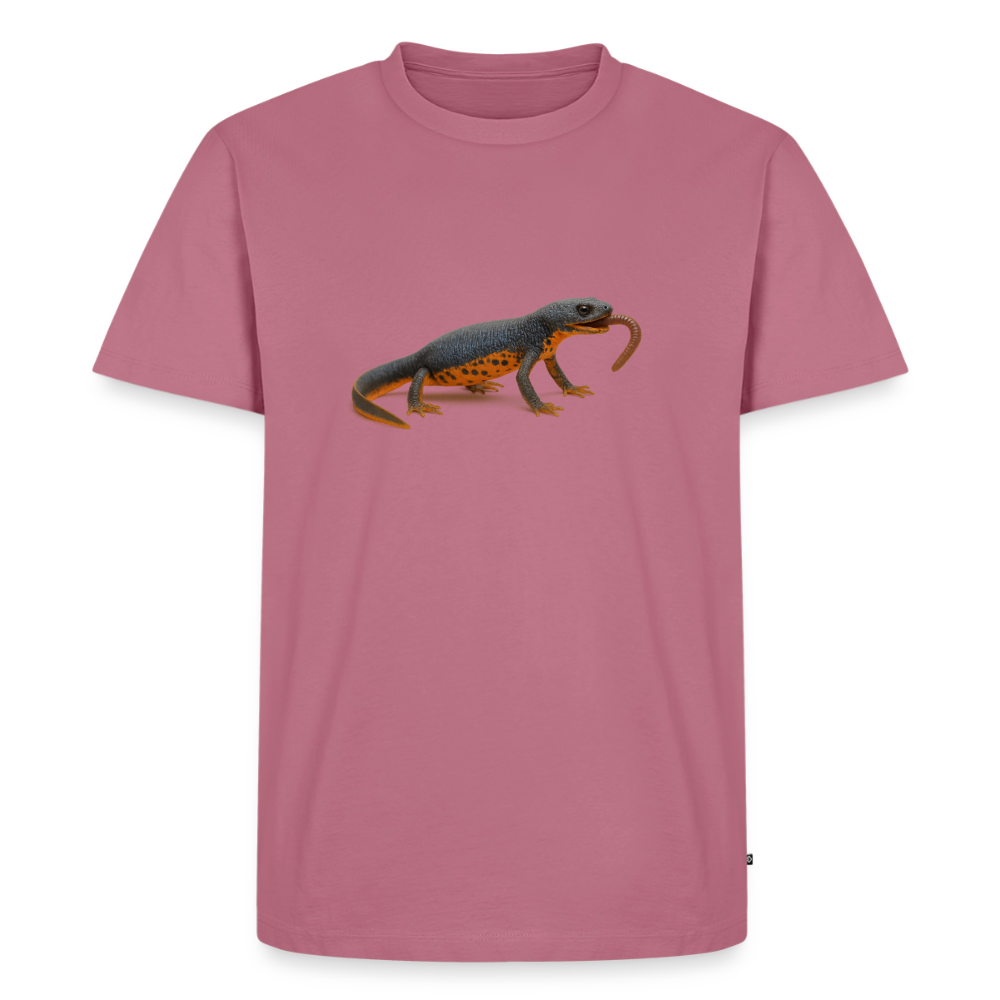 Premium T-Shirt "Feuerbauchmolch" - Mauve