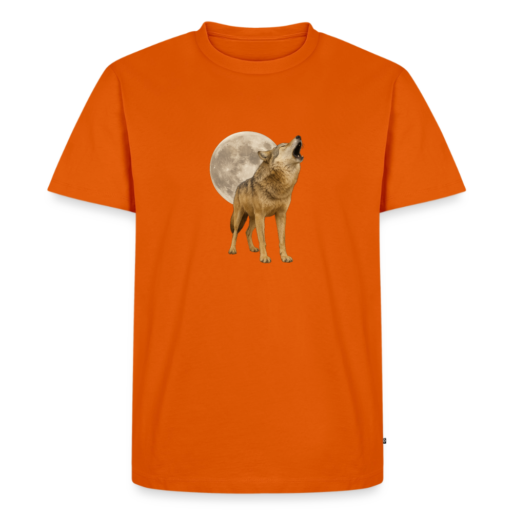 Premium T-Shirt "Vollmond" - Orange 