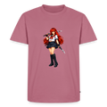 Premium T-Shirt "Red Lady" - Mauve