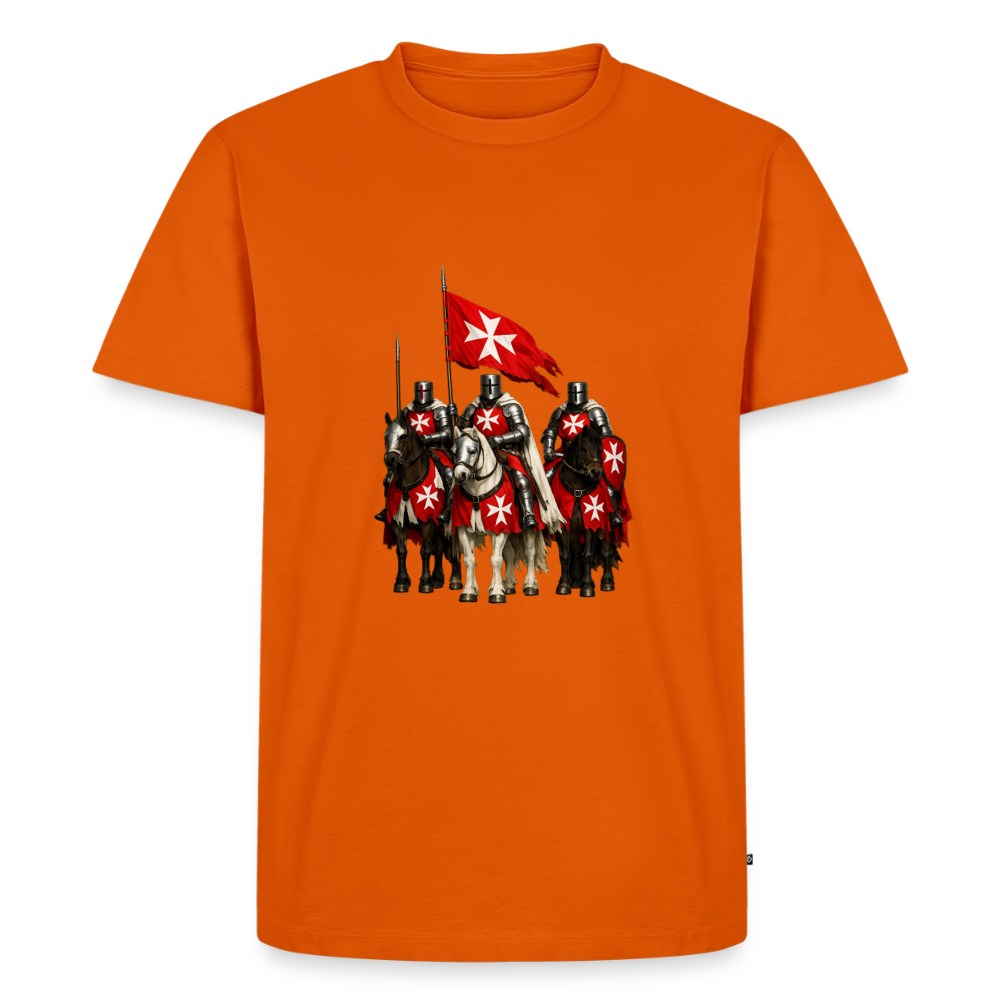 Premium T-Shirt "Malteser Ritter" - Orange 