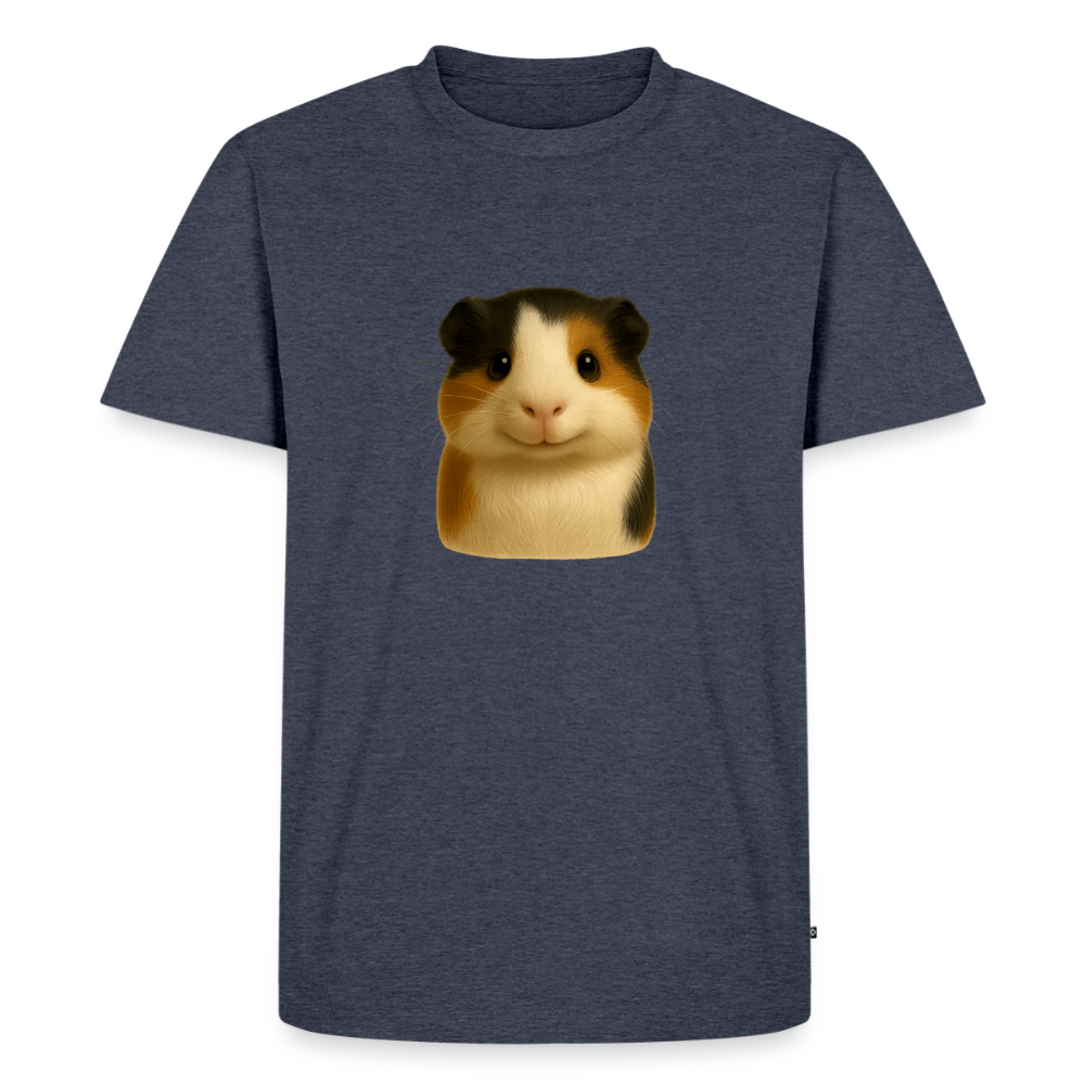 Premium T-Shirt "Meerschweinchen I" - Jeansblau 