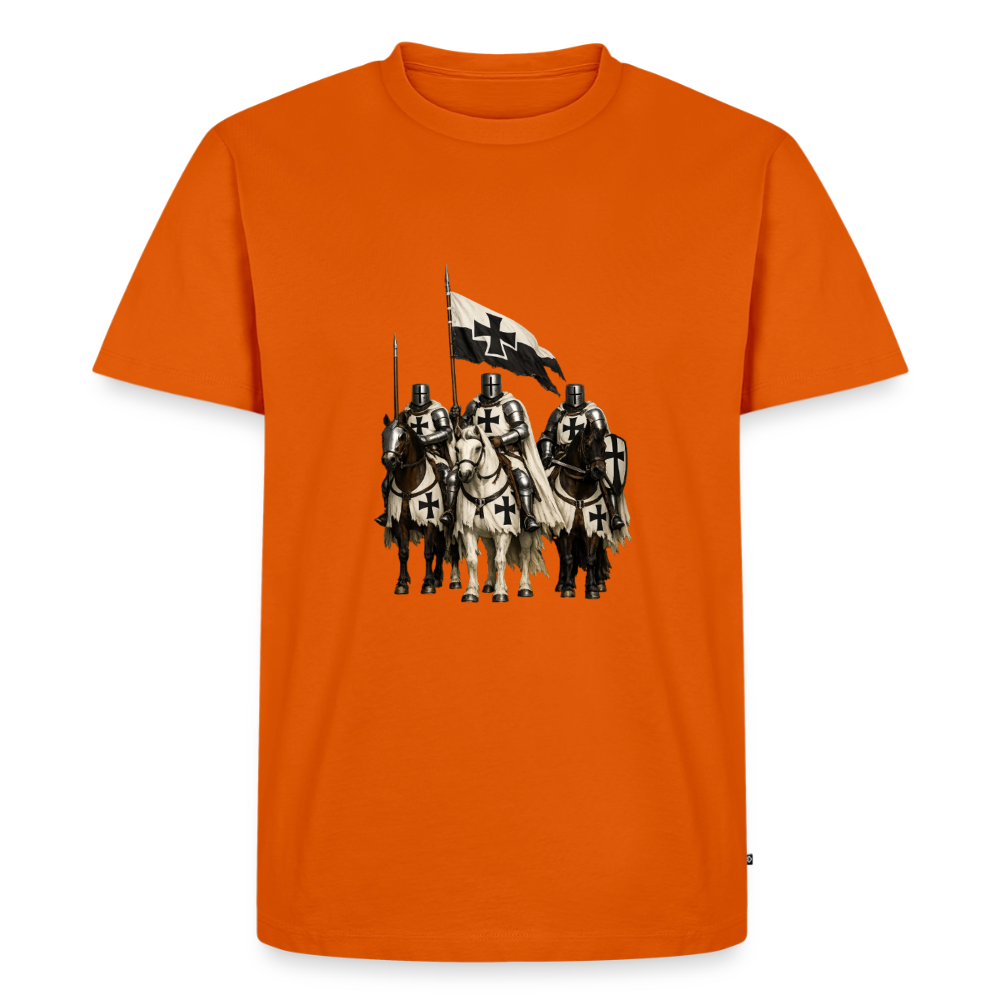 Premium T-Shirt "Deutsche Ordensritter" - Orange 