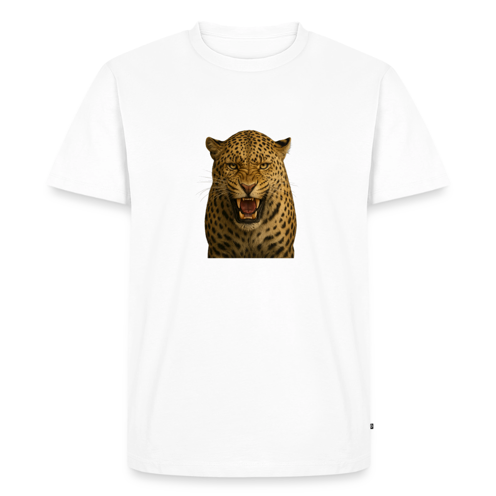 Premium T-Shirt "Jaguar" - Weiß