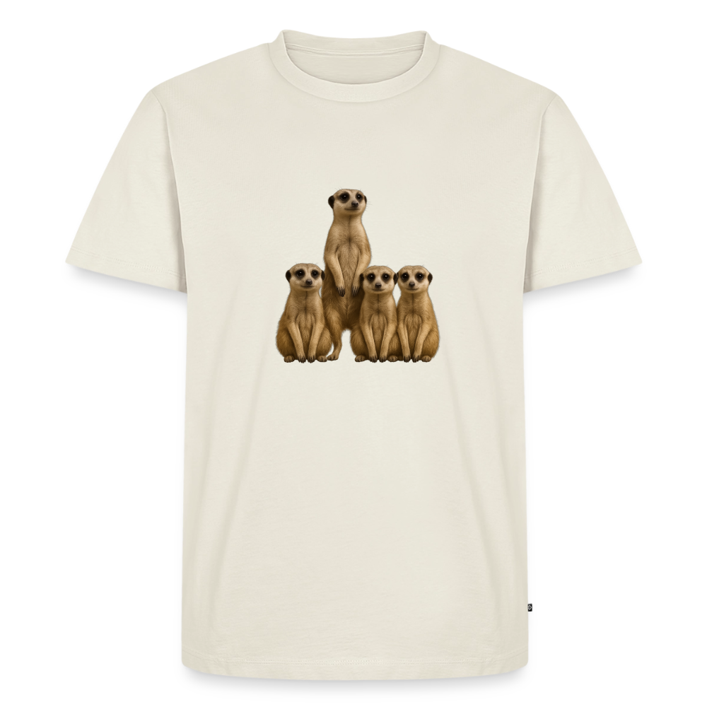 Premium T-Shirt "Erdmanns" - Naturweiß